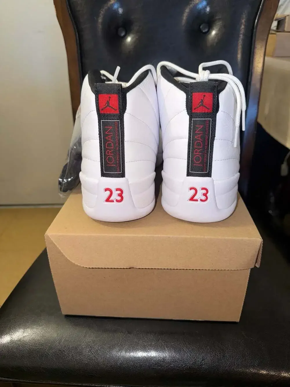 Air Jordan 12 Retro Twist White/University Red-Black Men's Size 11